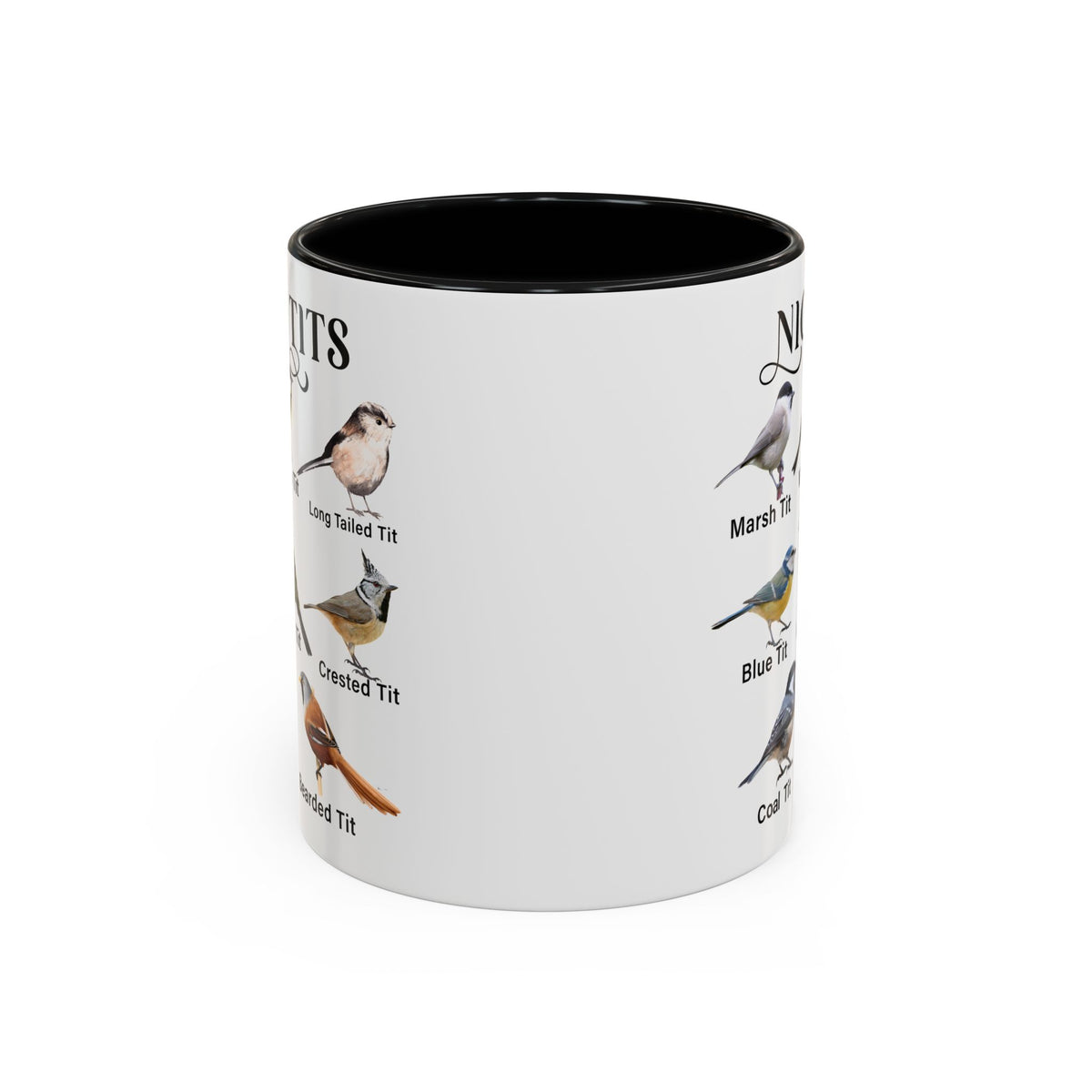Nice Tits Bird design on an accent mug, view 14