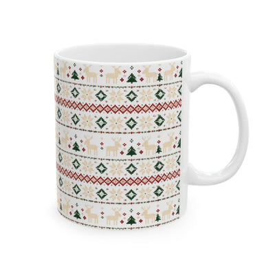 Nordic Knit Ceramic Mug