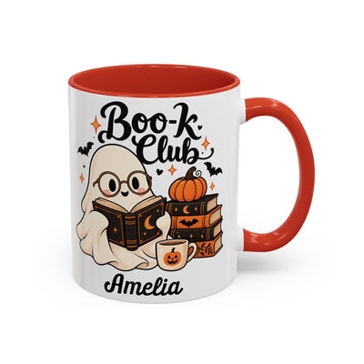 Personalized Boo-k Club Accent Mug