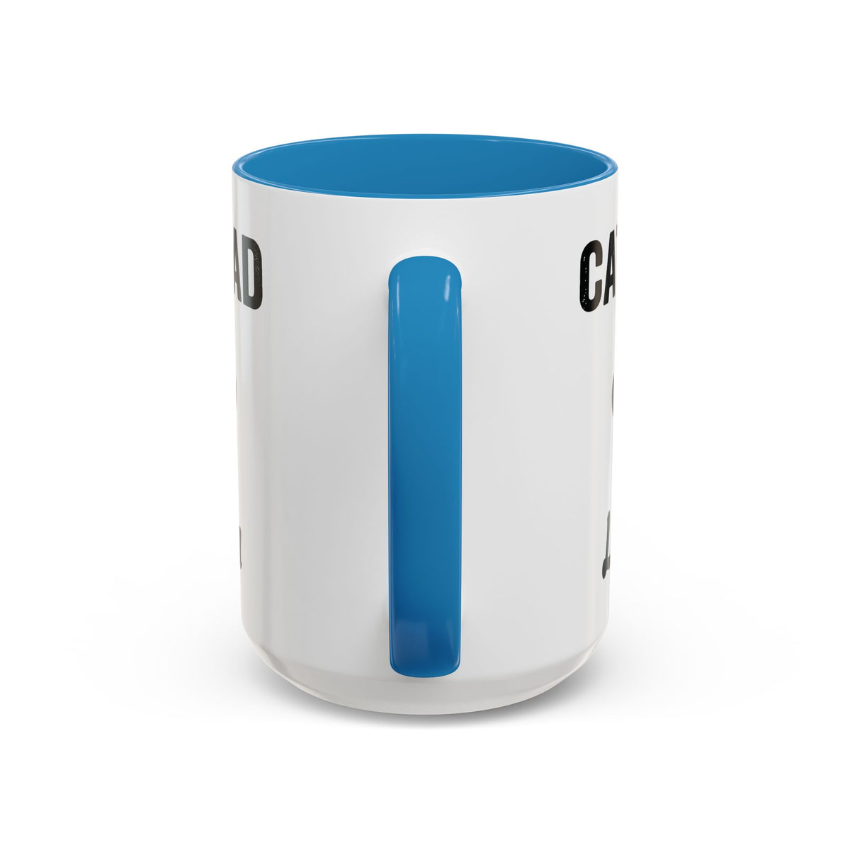 Personalized Cat Dad design with cat name on an accent mug, view 17